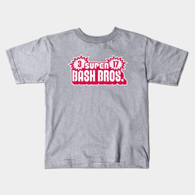 PHI Super Bash Bros - Grey Kids T-Shirt by KFig21